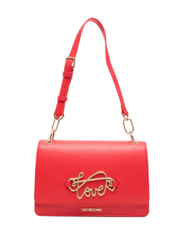 Сумка на плечо с аппликацией Love Moschino, красный jc4264pp0mkg0500 | красный