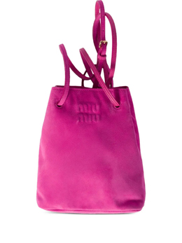 Замшевый клатч Miu Miu, розовый 5nf460acss | розовый