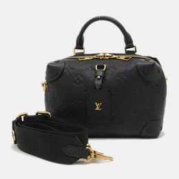 Louis Vuitton Black Monogram Empreinte Petite Malle Souple Bag 1158885