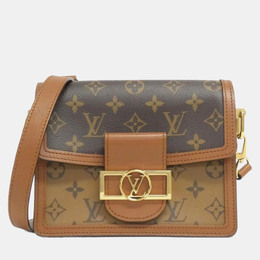 Louis Vuitton Brown Monogram Reverse Dauphine Mini Shoulder Bag 1157427