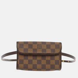 Louis Vuitton Damier Ebene Canvas Pochette Florentine Belt Bum Bag 1159092