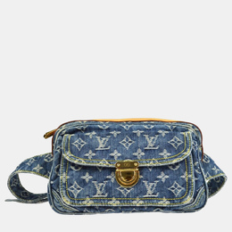 Louis Vuitton Blue Monogram Denim Waist Bum Bag 1159134