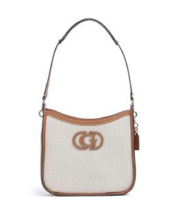 Сумка через плечо Sebina из хлопка Guess, мультиколор hwag9524030-nrc | beige/braun