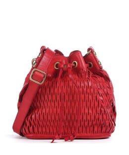 Сумка-Ведро из зернистой коровьей кожи Campomaggi, красный c040710ndx2489c4001 | rot