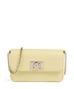 1927 мини-сумка через плечо из зернистой кожи Furla, желтый we00265-are000-3684s | gelb