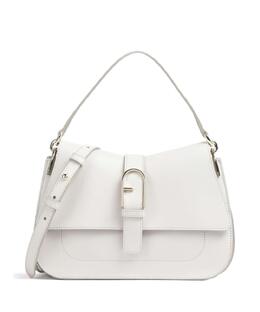Сумка Flow m из мелкозернистой кожи Furla, белый wb00996-bx2045-1704s | elfenbein