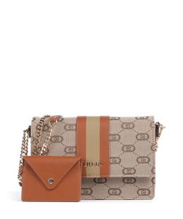 Сумка на плечо Manhattan из полиэстера Liu Jo, мультиколор aa5158-t3846-60924 | braun/beige