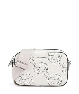 Сумка через плечо K/Ikonik из мелкозернистой коровьей кожи Karl Lagerfeld, бежевый a2w30066-110 | creme