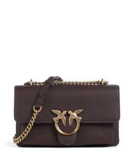 Love soft мини-сумка через плечо из зернистой кожи Pinko, фиолетовый 104528-a29q-w36q | wein