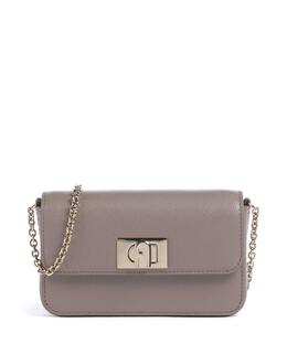 1927 мини-сумка через плечо из зернистой кожи Furla, коричневый we00265-are000-2572s | taupe