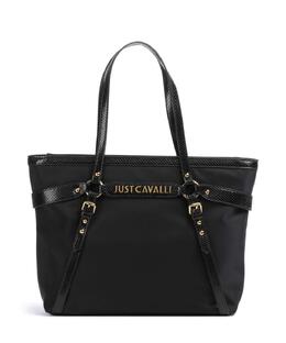 Фуляровый платок в клетку 4 шоппер нейлон Just Cavalli, черный 78ra4bi2-zsb88-899 | schwarz
