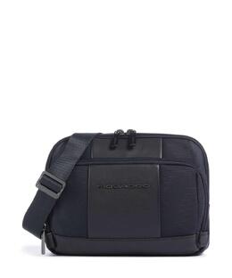 Короткая сумка через плечо из переработанного нейлона Piquadro, синий ca6646br2-blu | navy