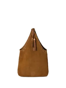 Miu Miu tassel-detail suede tote bag 29903527