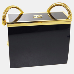 Chanel Black Acrylic Crossbody Shoulder Bag 1159184