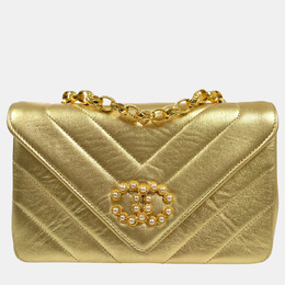 Chanel Chevron Single Bijou Chain Shoulder Bag 1159180
