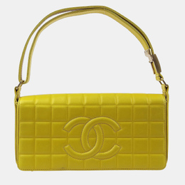 Chanel Lambskin Leather Choco Bar Shoulder Bag 1159159