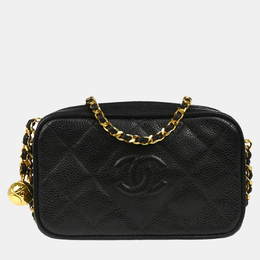 Chanel Black Calfskin Mini Camera Bag 1159178