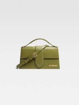 Сумка-клапан через плечо Jacquemus The large Bambino, хаки 213ba007-3100-560 | khaki