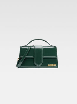 Большая сумка с клапаном Jacquemus The large Bambino, темно-зеленый 213ba007-3128-590 | dark green