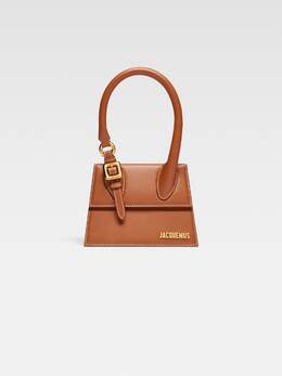 Фирменная сумка с пряжкой Jacquemus The medium Chiquito with buckle, светло-коричневый 233ba327-3072-811 | light brown