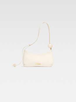 Сумка через плечо с бисером Jacquemus The Bisou Perle, слоновая кость 231ba057-3108-120 | ivory