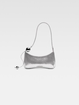 Сумка через плечо с бисером Jacquemus The Bisou Perle, серебряный 231ba057-3229-980 | silver