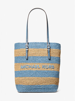 Сумка Michael Kors Quinn Large Hand-Crocheted Tote, светло-синий 30s5sqnt9w | chambray
