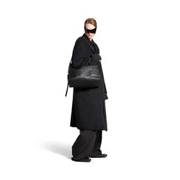 Кредитная большая сумка-мессенджер Balenciaga, черный 8062472abcc1000 | черный