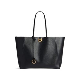 Мягкая большая сумка-тоут в форме песочных часов Balenciaga, черный 8193802abe71000 | черный