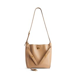 Маленькая сумка-хобо Bel Air Balenciaga 8110182abav2621 | латте