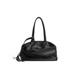 Сумка для боулинга Carrie Medium Balenciaga, черный 8264252abnq1000 | черный