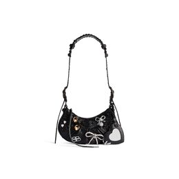 Сумка через плечо Le Cagole XS со значком Balenciaga, черный 6713092abmw1000 | черный