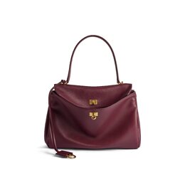 Сумка Rodeo среднего размера Balenciaga, бургунди 7897722aa4v6034 | бургунди
