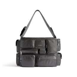 Большая сумка-слинг Superbusy Balenciaga, темно-серый 702168210c81309 | темно-серый