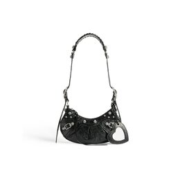 Сумка через плечо Le Cagole XS со стразами Balenciaga, черный 671309210bk1000 | черный