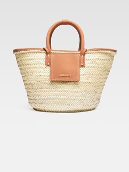 Пляжная сумка-корзина Jacquemus The Soli basket, светло-коричневый 223ba045-3088-810 | light brown