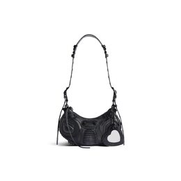 Сумка через плечо Le Cagole XS Balenciaga, черный 8058582abei1000 | черный