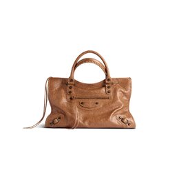 Средняя сумка Le City Balenciaga, коричневый 8230582abek2630 | верблюд