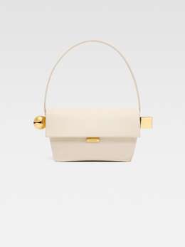 Сумка через плечо с клапаном Jacquemus The Rond Carré, светлый слоновая кость 243ba383-3171-115 | light ivory