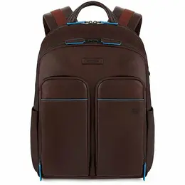 Рюкзак Piquadro Blue Square Black Square, фактура гладкая, коричневый 4396267619