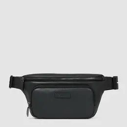 Сумка поясная Piquadro Black Square, фактура зернистая, черный 102738188647