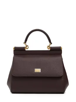 Dolce & Gabbana Medium Sicily Dauphine Leather Bag 78i0ce011-oe0wnzm1