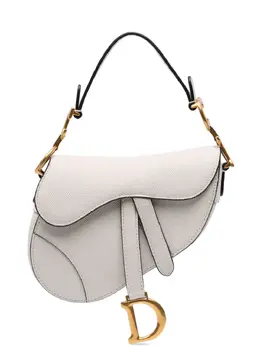 Christian Dior 2021 Mini Grained Calfskin Saddle Bag satchel 30628381