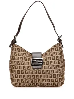 Fendi 2000-2010 Zucchino Canvas shoulder bag 30626746
