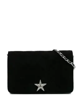 Chanel 2019 Quilted Suede Cocostellar Wallet on Chain crossbody bag 30632388