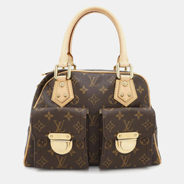 Louis Vuitton Beige Monogram Canvas PM Manhattan Shoulder Bag 1157754