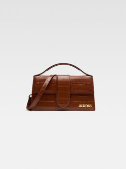 Сумка-клапан через плечо Jacquemus The large Bambino, коричневый 213ba007-3223-850 | brown
