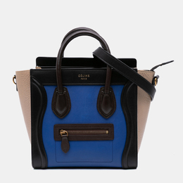 Celine Tricolor Leather Nano Luggage Tote 1160115
