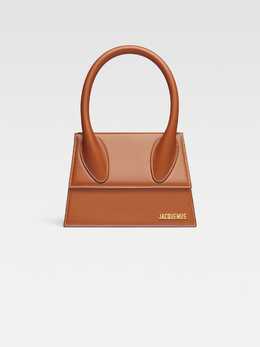 Большая фирменная сумка Jacquemus The large Chiquito, светло-коричневый 213ba003-3072-811 | light brown