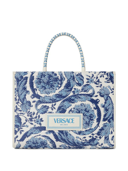 Versace большая сумка-тоут Barocco Athena, синий 10115621a11311 | синий
